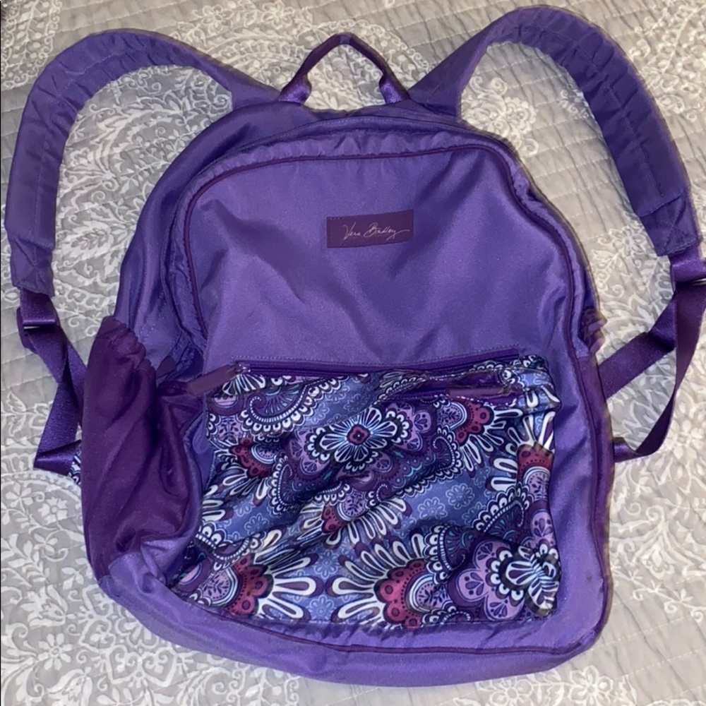 Extremely spacious vera bradley backpack